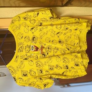 Nickelodeon yellow crop top